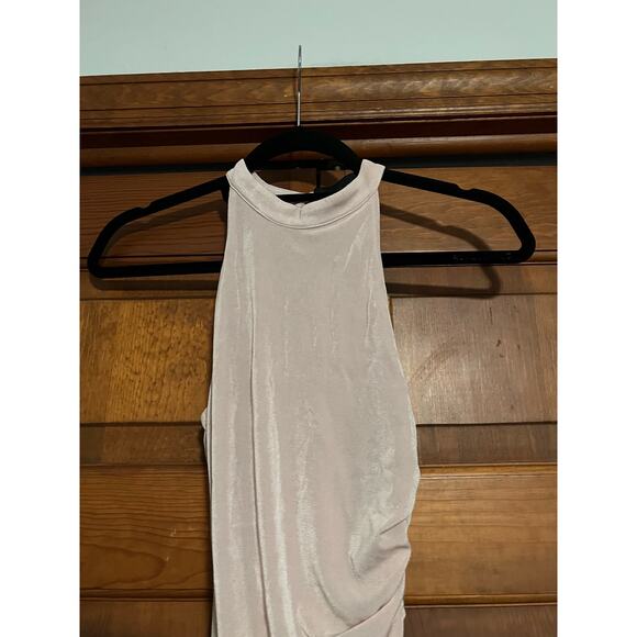 NWT Revolve SER.O.YA Women's Cosette Dress Side Ruched Sleeveless Beige Size XS - Picture 6 of 12